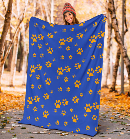 Paw Pattern Print Design A03 Premium Blanket