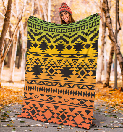 Rastafarian Pattern Print Design A04 Premium Blanket