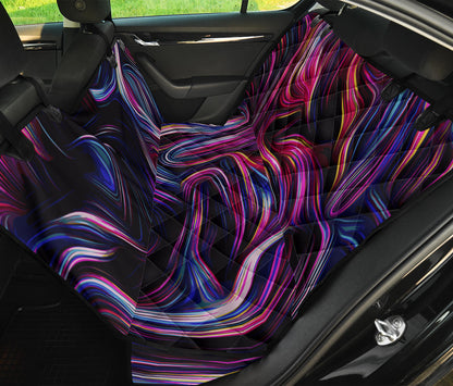 Liquid Pattern Print Design 01 Rear Dog Car Seat Cover Hammock