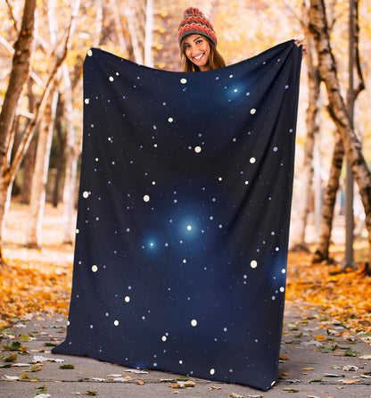 Night sky Pattern Print Design A02 Premium Blanket