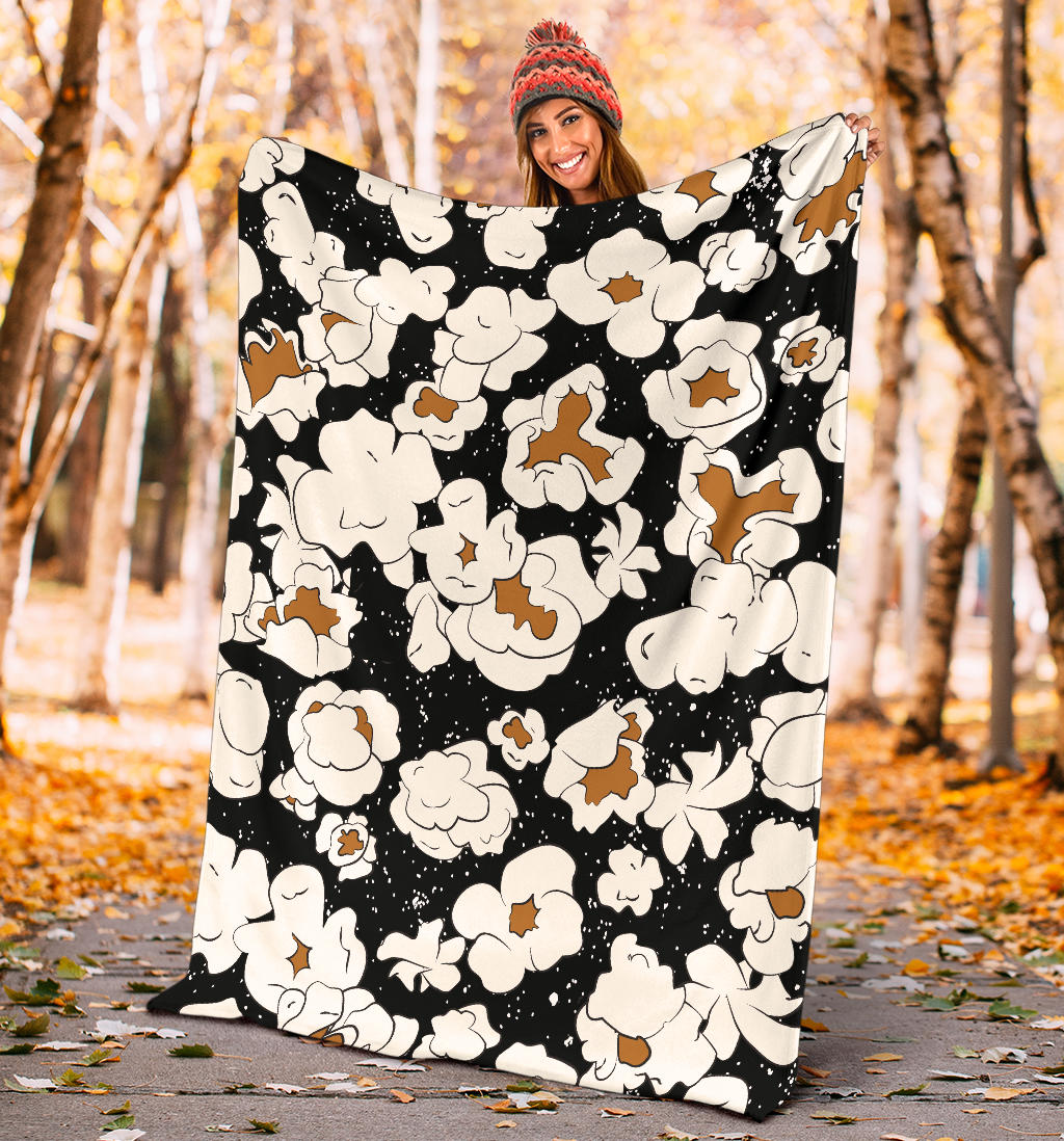 Popcorn Pattern Print Design A02 Premium Blanket