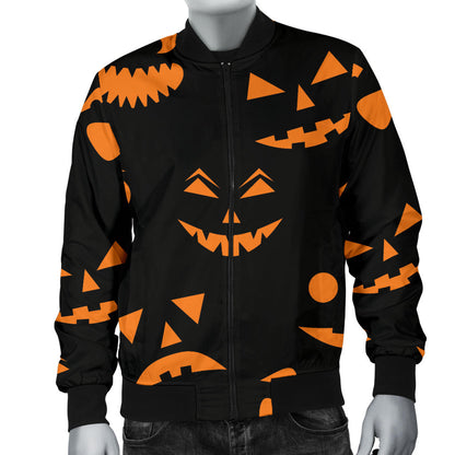 Halloween Pattern Print Design 02 Men Bomber Jacket