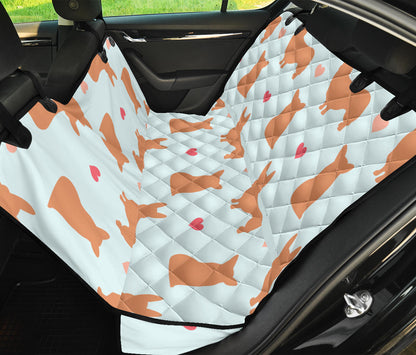 Pembroke Welsh Corgis Pattern Print Design A01 Rear Dog Car Seat Cover Hammock