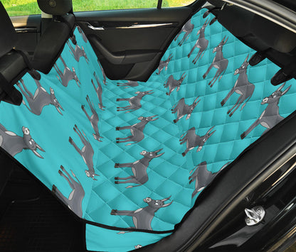 Donkey Pattern Print Design 01 Rear Dog Car Seat Cover Hammock