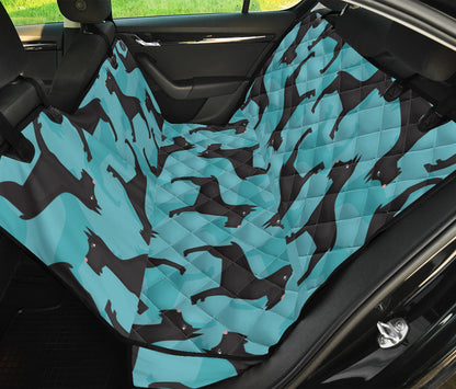Schnauzers Pattern Print Design A01 Rear Dog Car Seat Cover Hammock