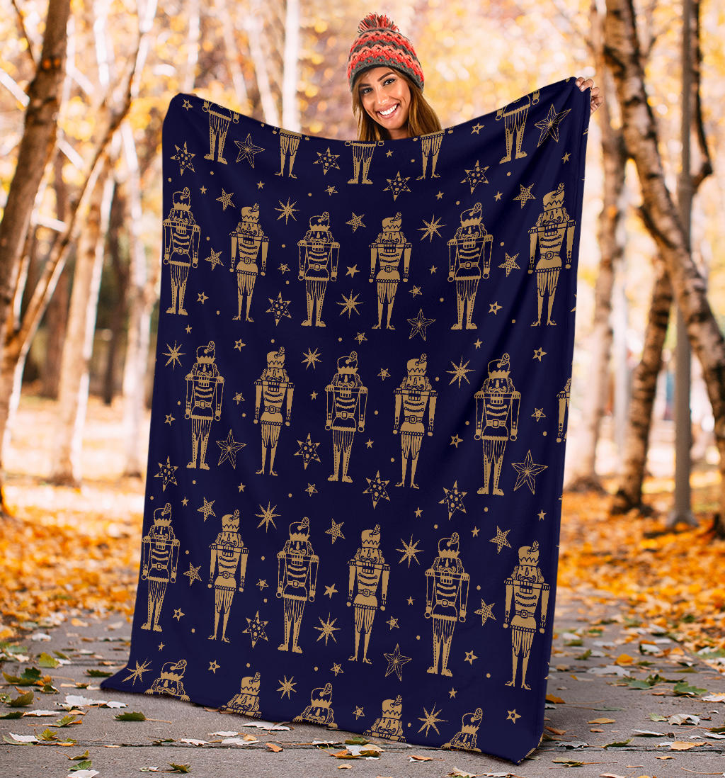 Nutcracker Pattern Print Design A05 Premium Blanket