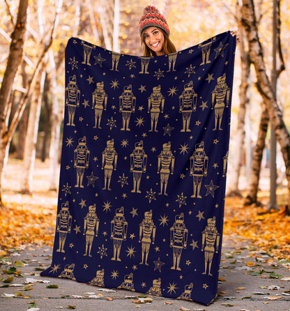 Nutcracker Pattern Print Design A05 Premium Blanket