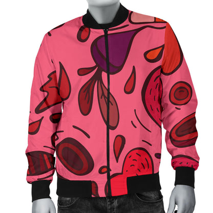 Phlebotomist Pattern Print Design A01 Men Bomber Jacket
