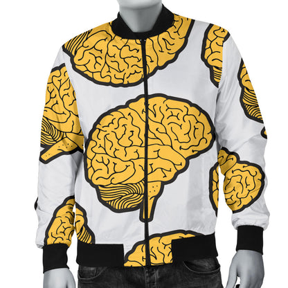 Psychology Pattern Print Design A01 Men Bomber Jacket