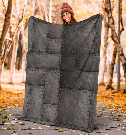 Armor Pattern Print Design 02 Premium Blanket