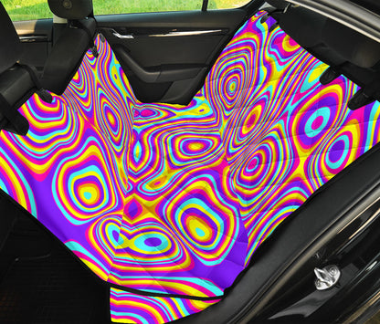 Liquid Pattern Print Design 06 Rear Dog Car Seat Cover Hammock