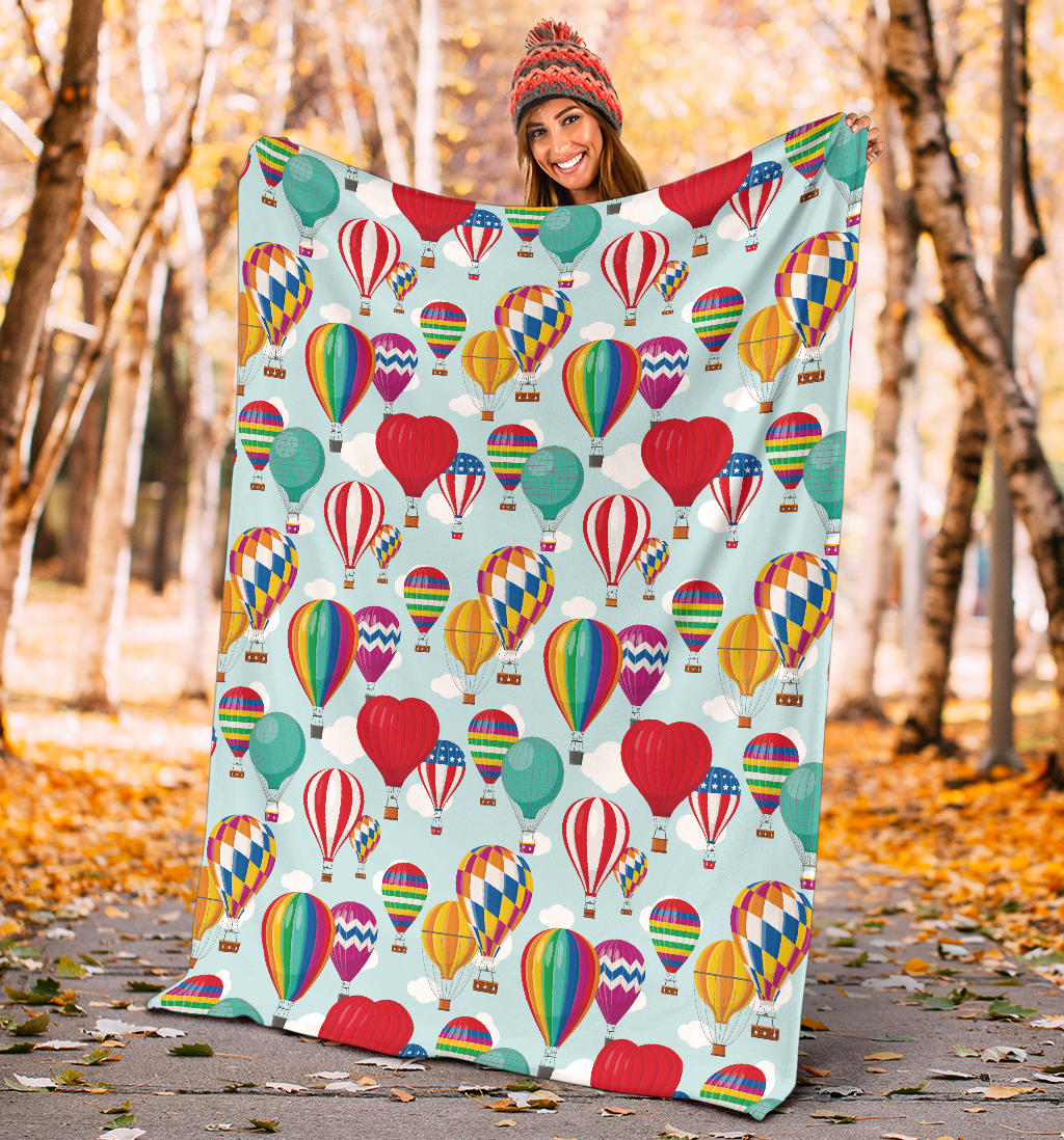 Ballon Pattern Print Design 07 Premium Blanket