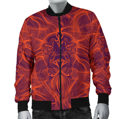 Leo Pattern Print Design 01 Men Bomber Jacket