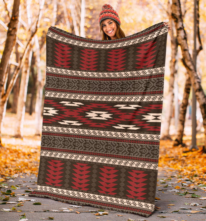 Native Pattern Print Design A03 Premium Blanket