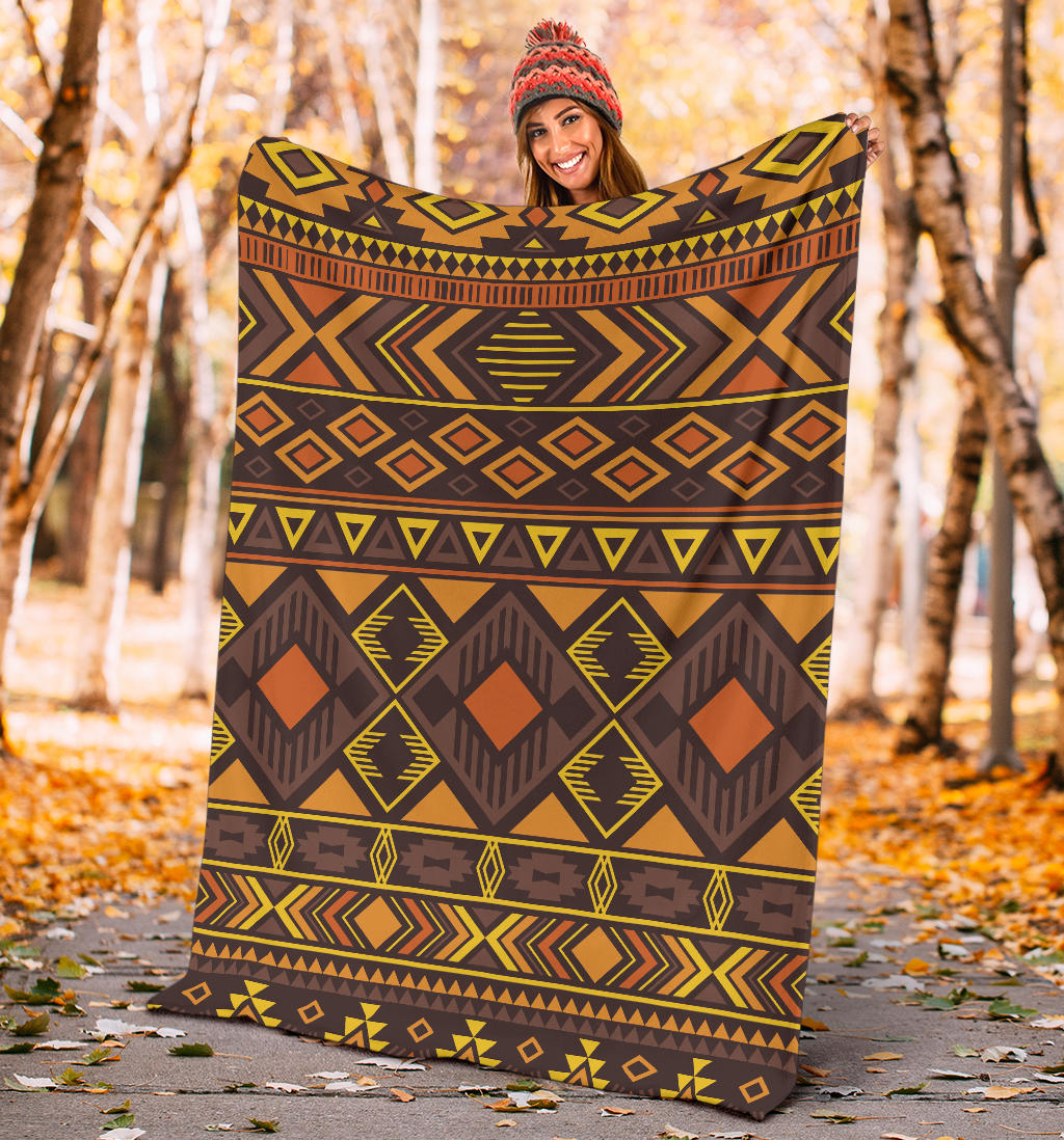 Navajo Pattern Print Design A06 Premium Blanket