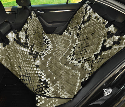 Python Pattern Print Design A04 Rear Dog Car Seat Cover Hammock