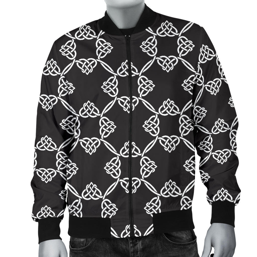 Celtic Pattern Print Design 06 Men Bomber Jacket