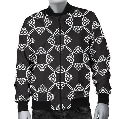 Celtic Pattern Print Design 06 Men Bomber Jacket