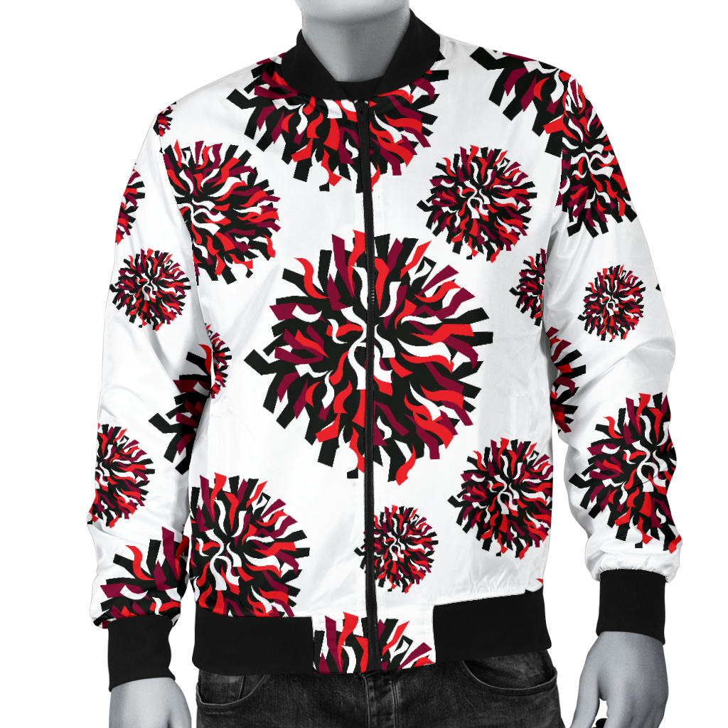 Cheerleader Pattern Print Design 01 Men Bomber Jacket