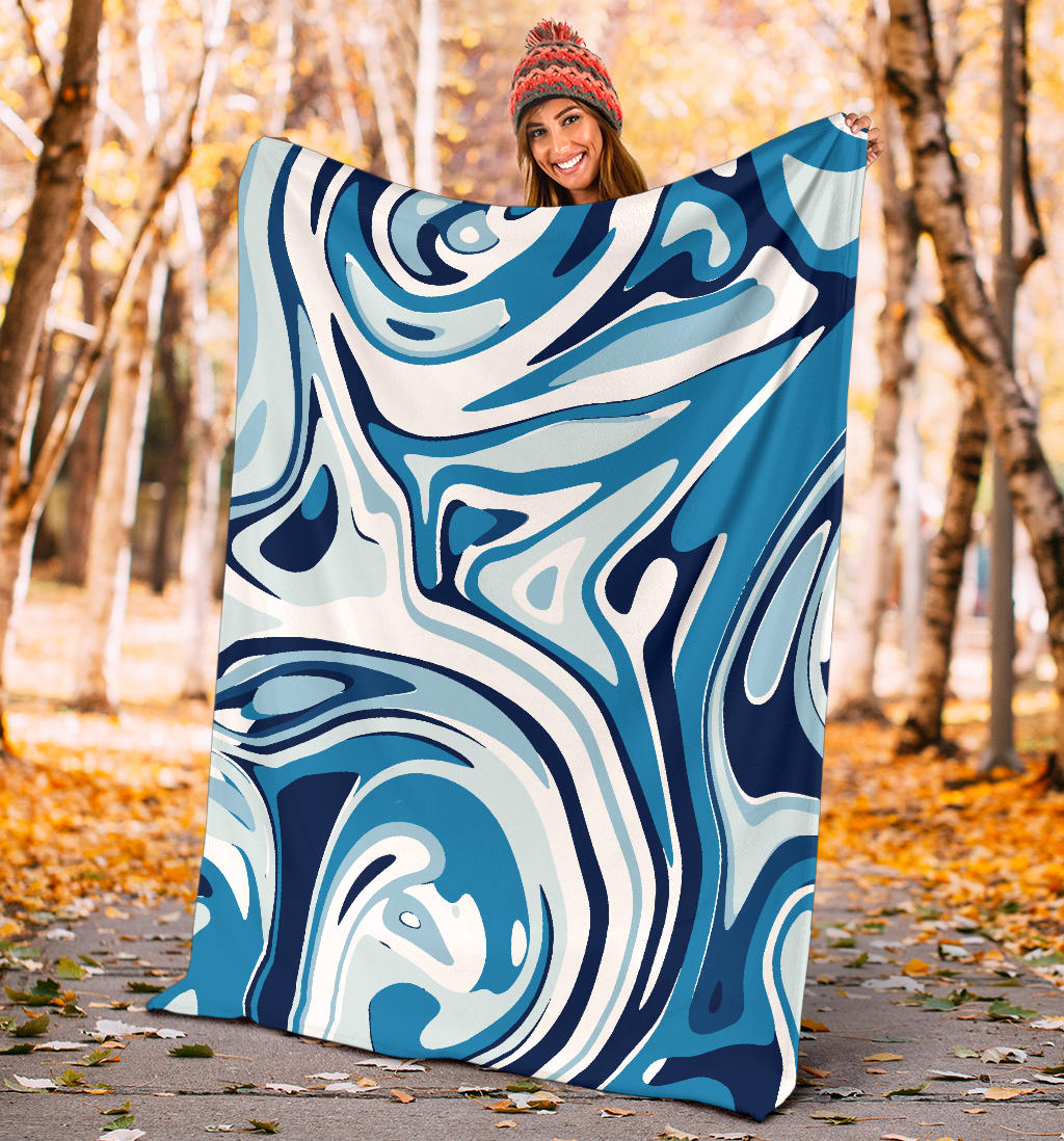 Liquid Pattern Print Design 05 Premium Blanket