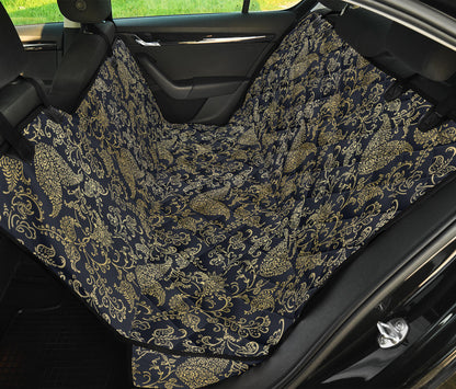 Brocade Pattern Print Design 04 Rear Dog Car Seat Cover Hammock