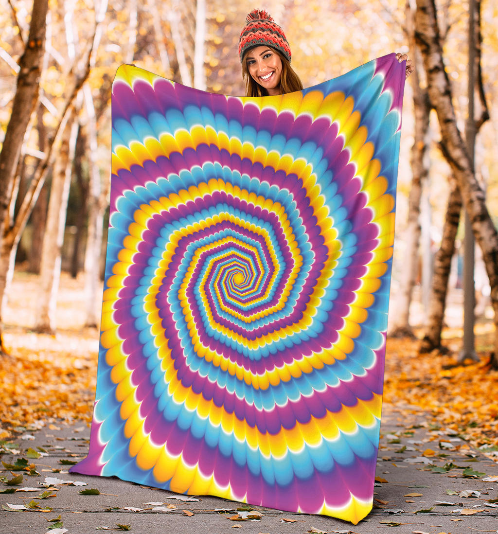 Optical illusion Pattern Print Design A04 Premium Blanket
