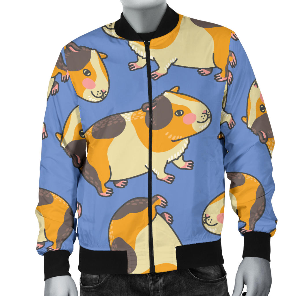 Guinea Pig Pattern Print Design 01 Men Bomber Jacket