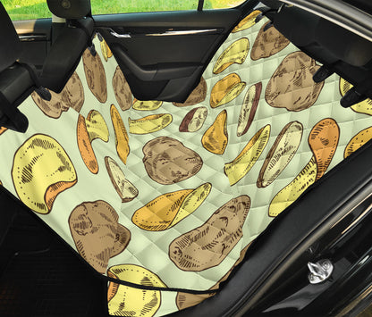Potato Pattern Print Design A03 Rear Dog Car Seat Cover Hammock