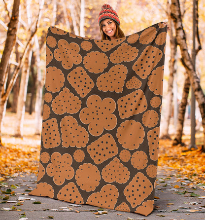 Cracker Pattern Print Design 01 Premium Blanket