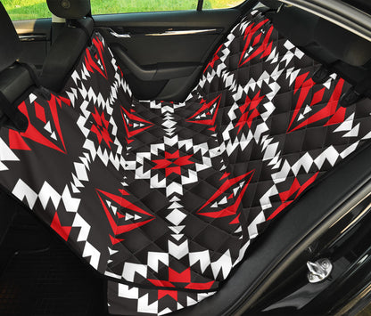 Navajo Pattern Print Design A02 Rear Dog Car Seat Cover Hammock