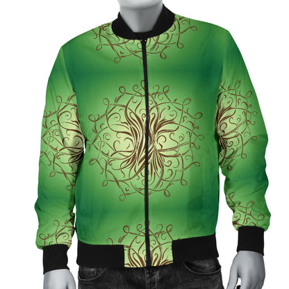Celtic Pattern Print Design 05 Men Bomber Jacket