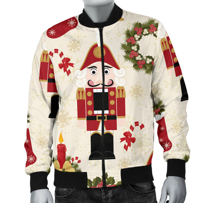 Nutcracker Pattern Print Design A01 Men Bomber Jacket