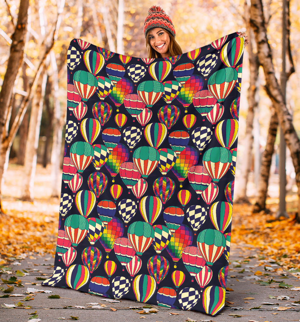 Ballon Pattern Print Design 02 Premium Blanket