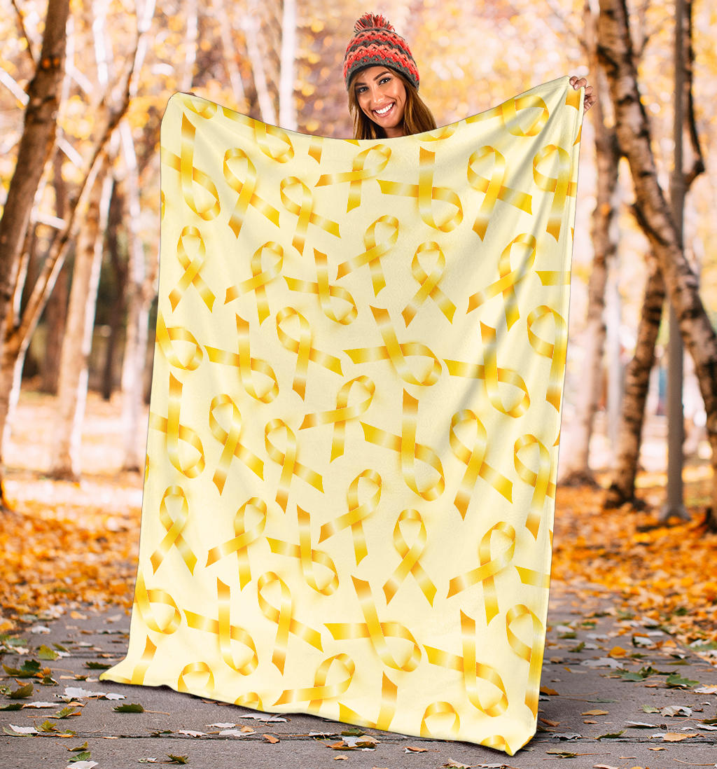 Bone cancer Pattern Print Design 01 Premium Blanket