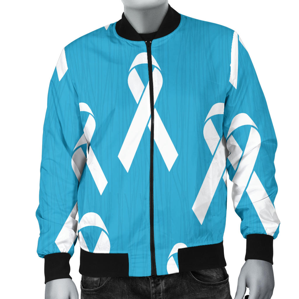 Liver cancer Pattern Print Design 01 Men Bomber Jacket