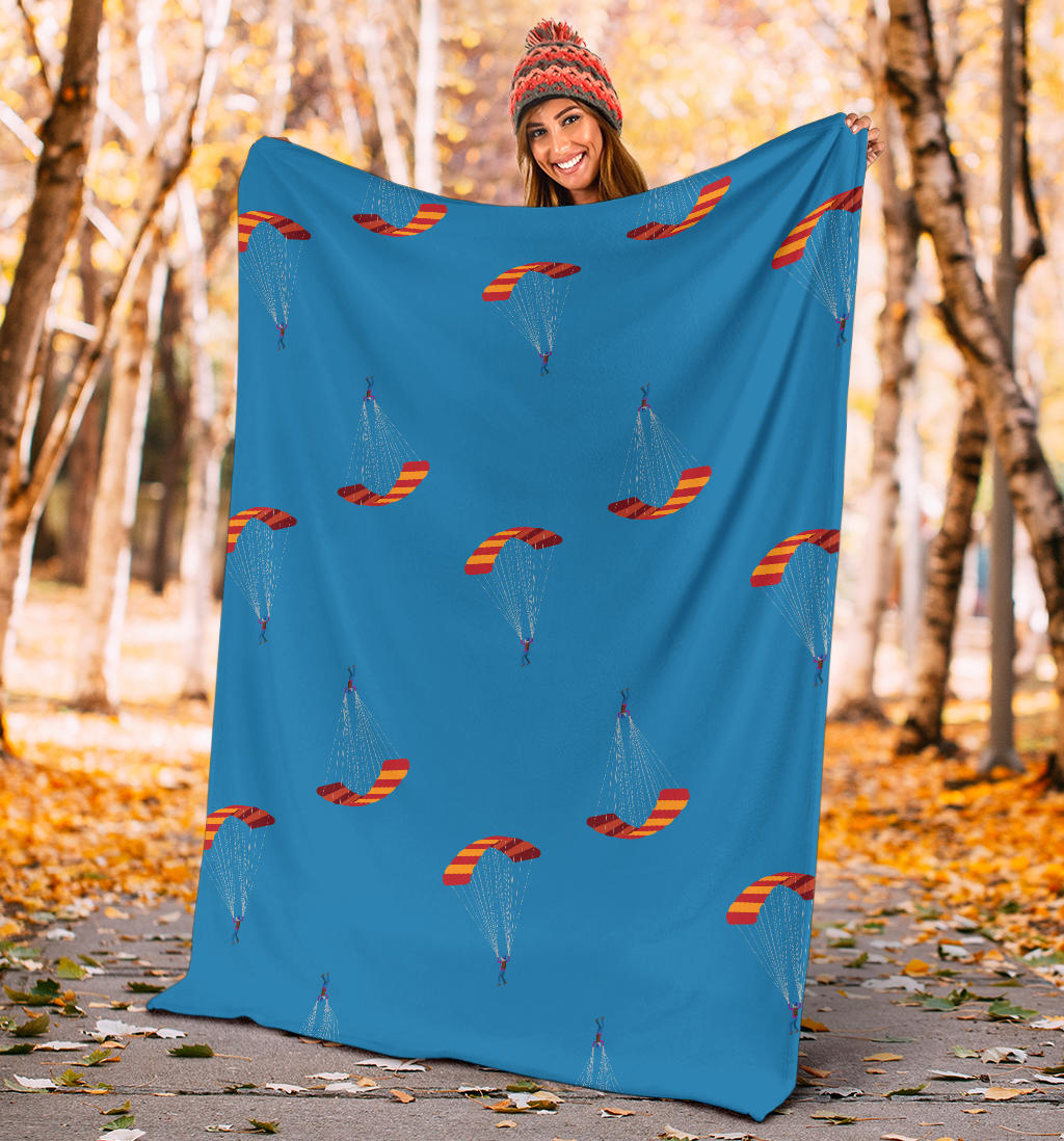 Paratrooper Pattern Print Design A01 Premium Blanket