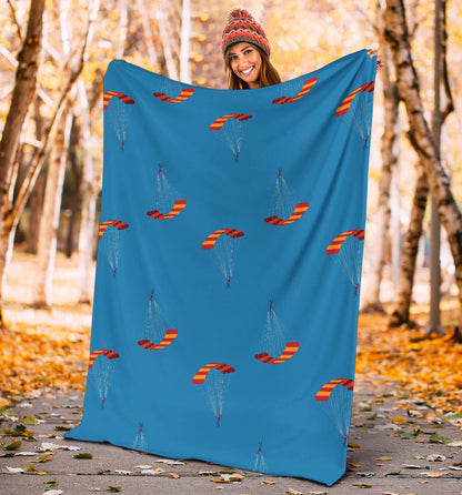 Paratrooper Pattern Print Design A01 Premium Blanket