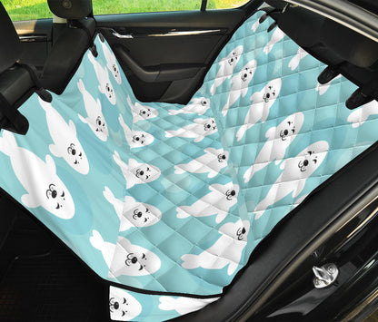 Sea Lion Baby Pattern Print Design 01 Rear Dog Car Seat Cover Hammock