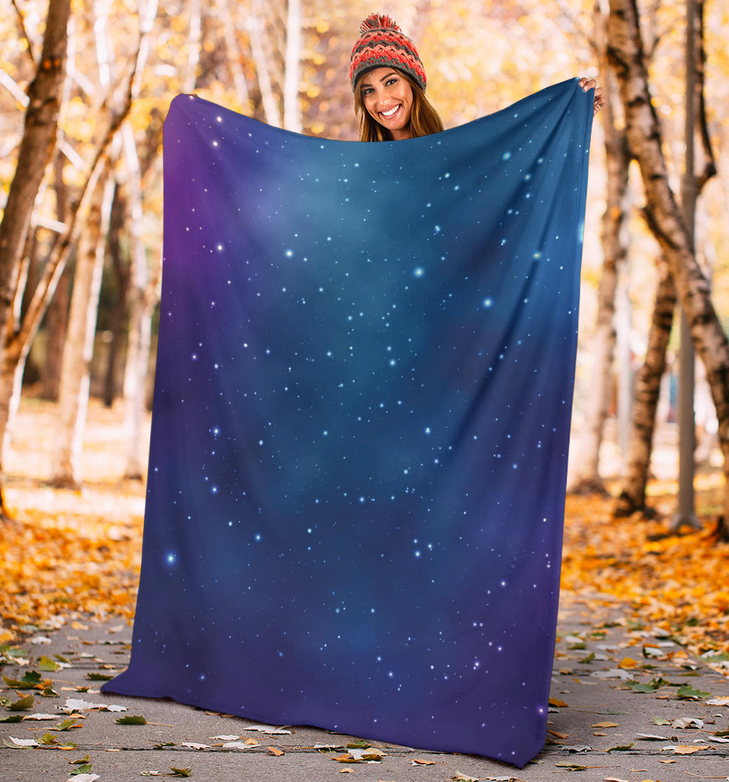 Nebula Pattern Print Design A01 Premium Blanket