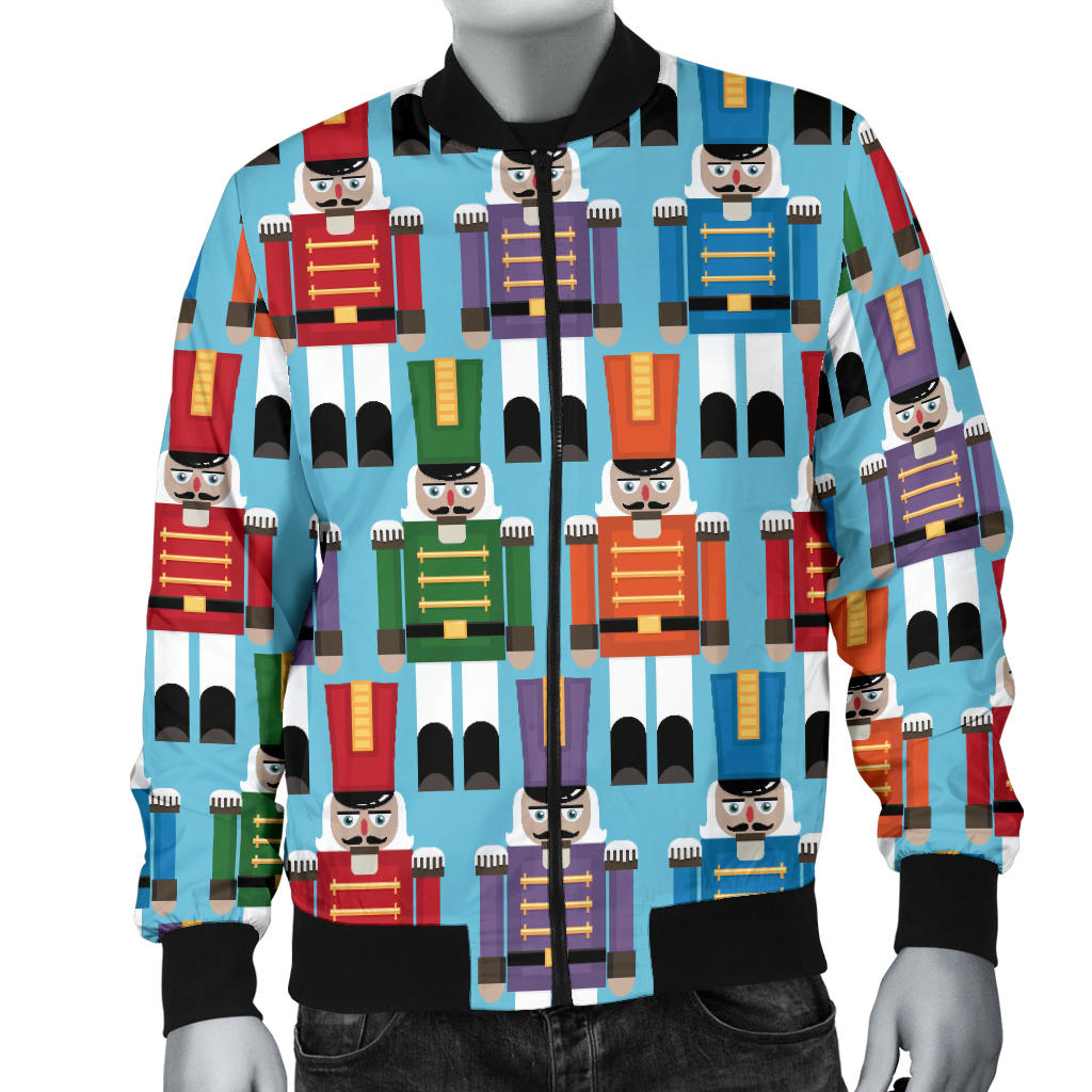 Nutcracker Pattern Print Design A02 Men Bomber Jacket
