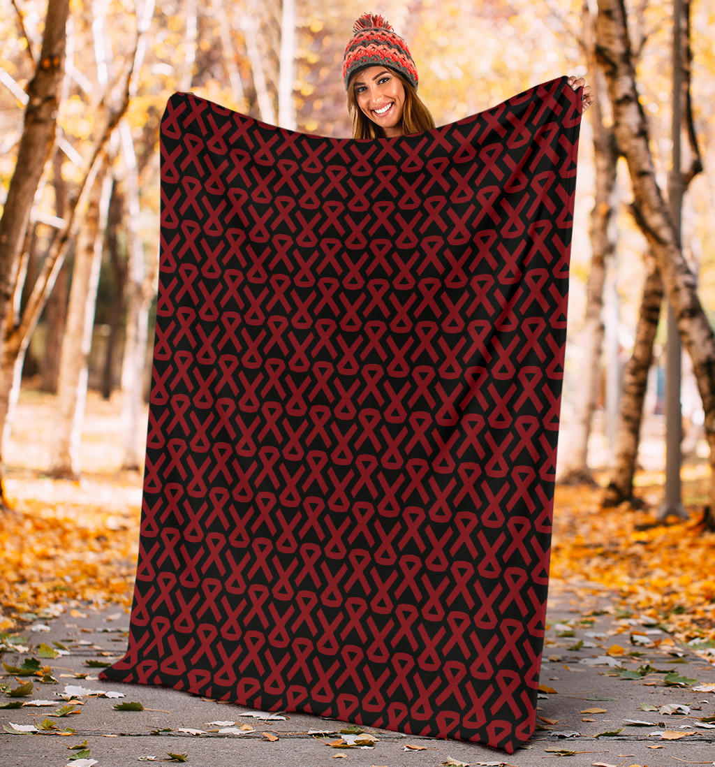 Multiple myeloma Pattern Print Design A01 Premium Blanket