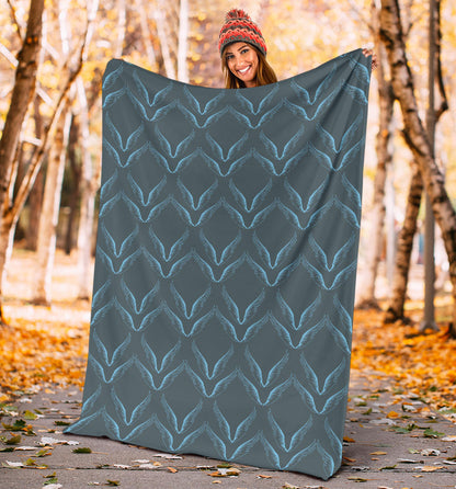 Angel Wings Pattern Print Design 04 Premium Blanket