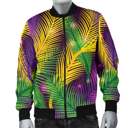 Mardi Gras Pattern Print Design 09 Men Bomber Jacket