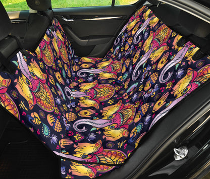 Ganesha Indian Pattern Print Design 03 Rear Dog Car Seat Cover Hammock