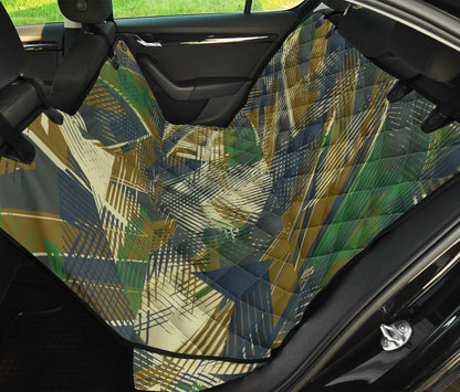 Military Camouflage Pattern Print Design 01 Rear Dog Car Seat Cover Hammock