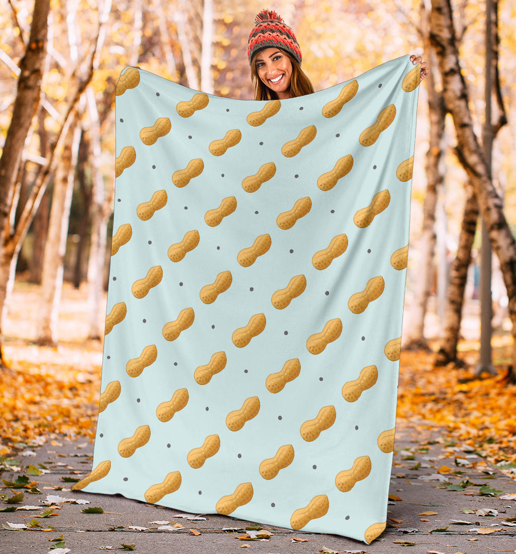 Peanut Pattern Print Design A03 Premium Blanket