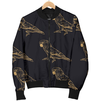 Parakeet Pattern Print Design A04 Men Bomber Jacket