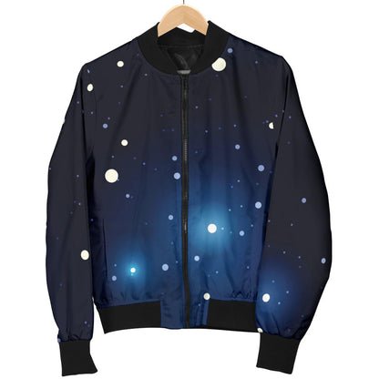 Night sky Pattern Print Design A02 Men Bomber Jacket