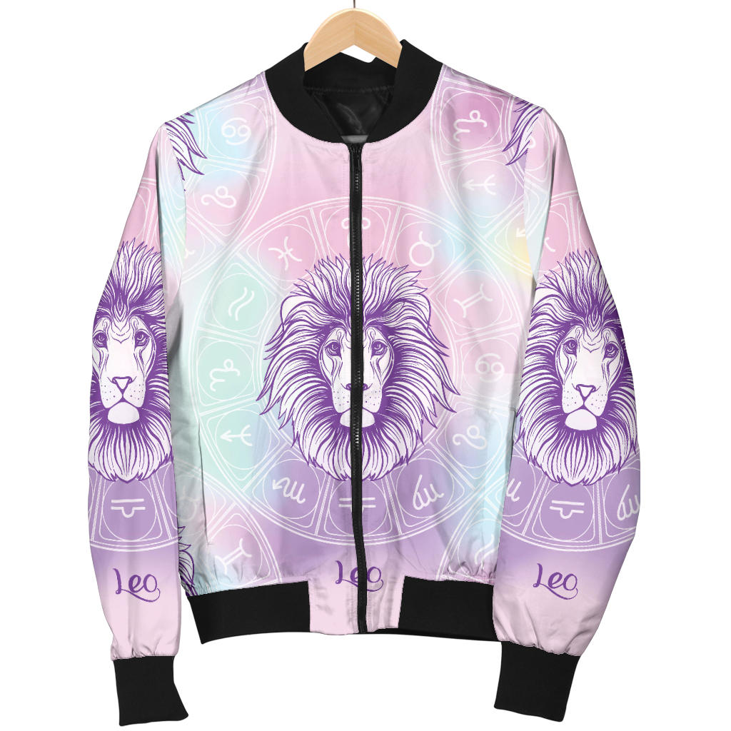 Leo Pattern Print Design 03 Men Bomber Jacket