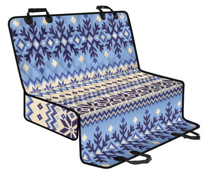 Nordic Pattern Print Design A03 Rear Dog Car Seat Cover Hammock